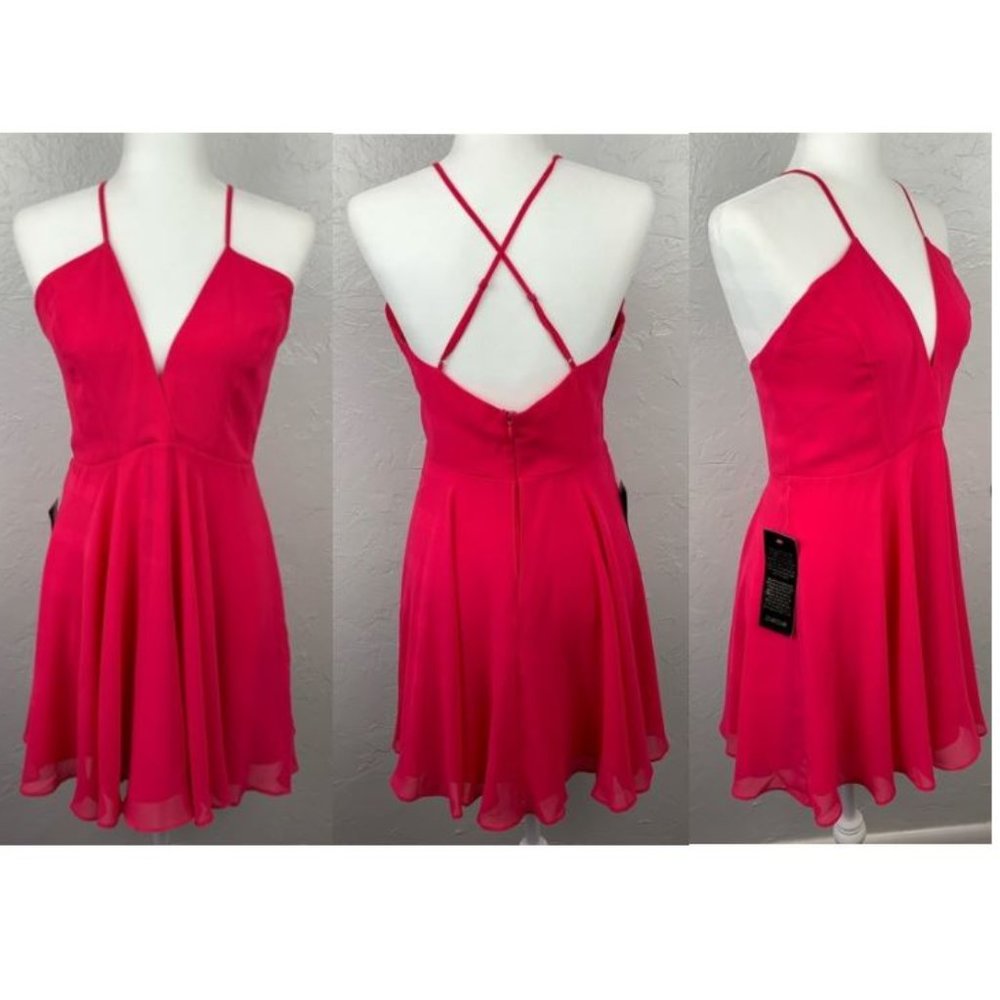NWT BeBe mini dress [SIZE 8 / hot pink]